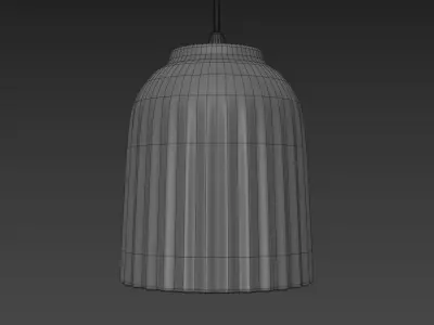 Touch Pendant Lamp Vertical 3D model