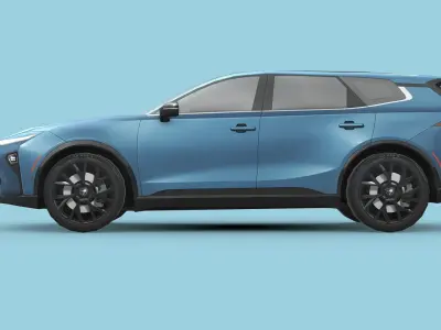 Toyota Crown Signia 2025 Low-poly 3D model