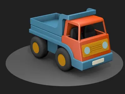 Toy DUMP truck 3D model