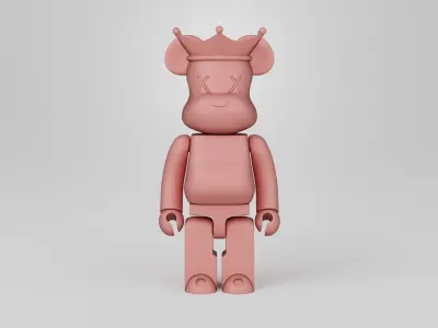Bearbrick King 3D print model