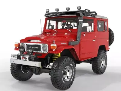 Toyota Land Cruiser FJ40 1978 4x4 3D model