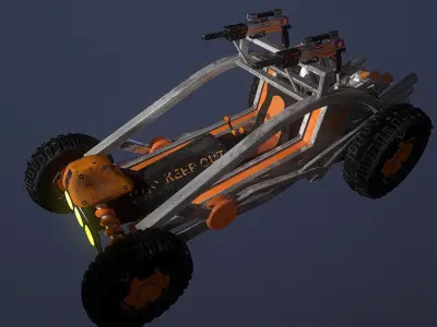 Outrunner The War Low-poly 3D model