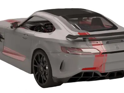 Mercedes Benz AMG GTR 3D model