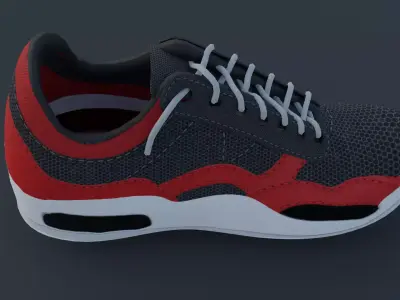 Sneaker Low-poly Low-poly 3D model