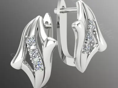Earrings od80 3D print model