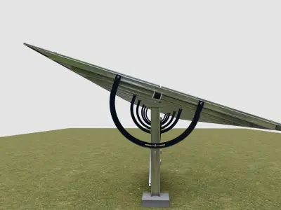 Manual Tracker Solar Energy Structure Type-1 3D model