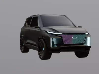 Electric SUV 3D model