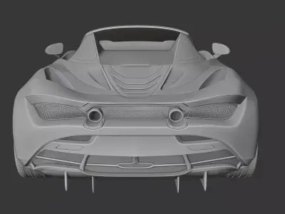 McLaren 720s Spider 3D print model