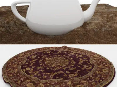 Rugs No 45 Low-poly 3D model