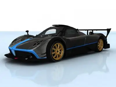 Pagani Zonda R 3D model