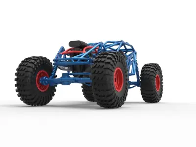 Rock bouncer Scale 1 to 25 3D print model