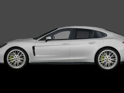 Low-Poly Porsche Panamera Low-poly 3D model