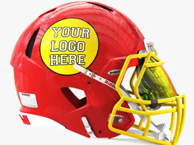 Riddell speed helmet 3D model