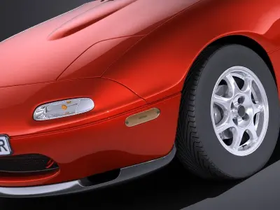 Mazda MX-5 Miata 1989-1997 VRAY 3D model