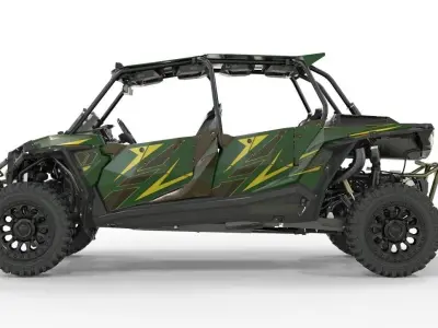 2018 POLARIS RZR XP 4 1000 Turbo  3D model