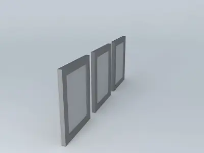 Decorative panels - Decoration Frames Free 3D model