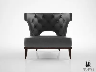 Brabbu Kansas armchair 3D model 3D model