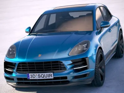 Porsche Macan 2019 3D model