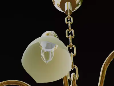 Chandelier Low-poly 3D model purchase