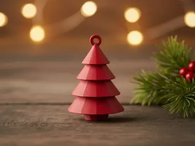 Christmas tree ornament 3D print model