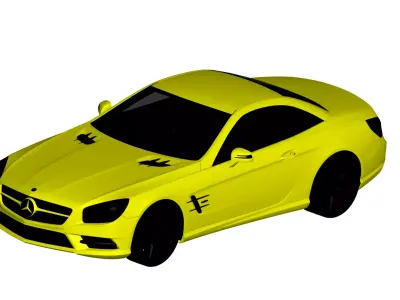mercedes benz sl-350 3D model
