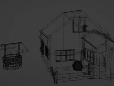 village house Free 3D model
