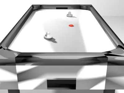 Arcade Game - Ice Hockey Table 3D model