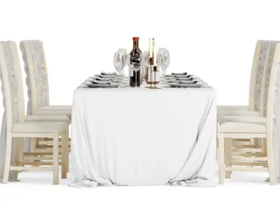 Dining Table  3D model purchase