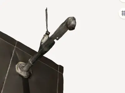 Faucet on a Wall 3D print model