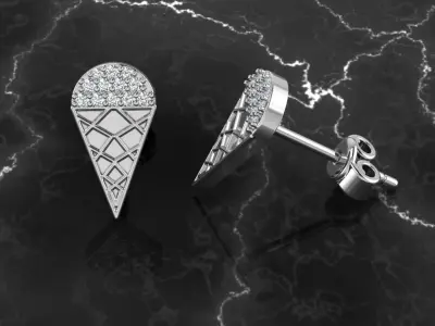 Jewelry Earring 3D print model