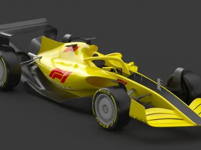 Formula 1 F1 Race Car  3D model