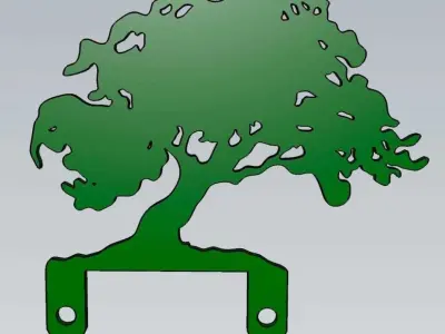 Wonderful Artificial Tree Home and Garden Outdoor Lawn Decor 3D model