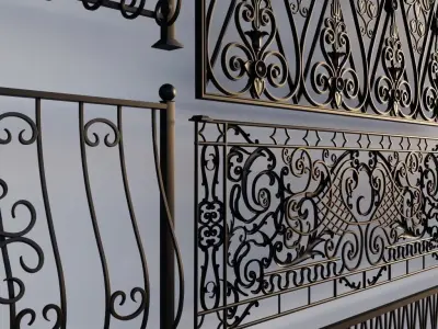 Iron Wrought Set 3D model