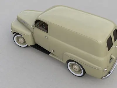 M47 SERIES PANEL VAN 1949 3D model