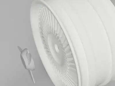 RC Wheels Work Carving Head 40 52mm Diameter HEX 12MM  3D print model