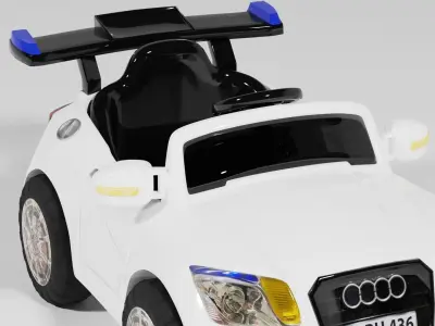 Audi electric toy car for kids S Low-poly 3D model
