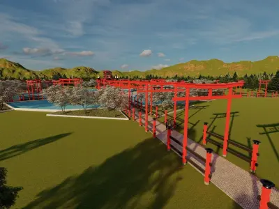 JAPANESE TEMPLE 3D model