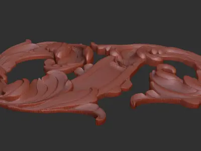 Letters S for jewelry and decoration 3D print model