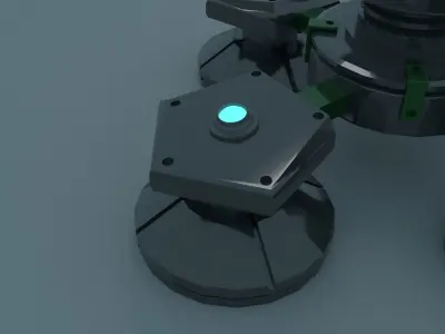 Active Defense System ADS Rainbow Six Siege 3D model