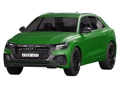 Audi RS Q8 3D model Textured