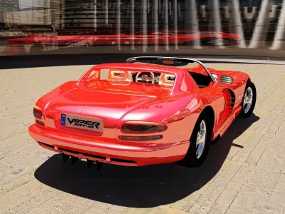 dodge viper srt10 3D model