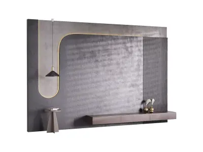 Decorative Wall panel  24 3D model