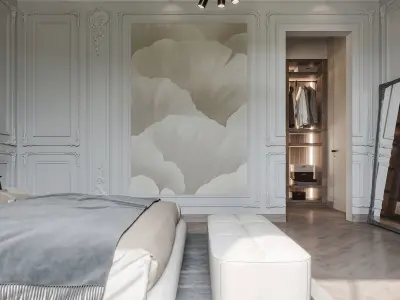 bedroom-neoclassic 3D model