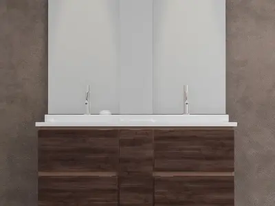 washbasin jacob delafon SOPRANO 3D model