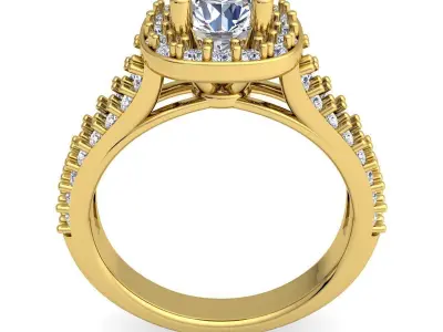 Luxury Collection Diamond Ring  3D print model