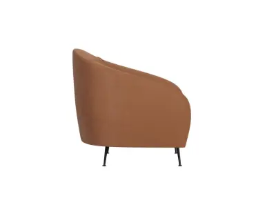 Annabelle Velvet Armchair 3D model
