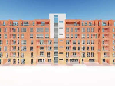 modern complex 3D model