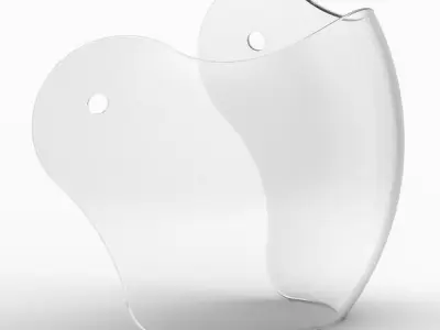 Helmet Glass Visor 3D print model