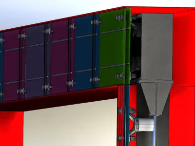 Arch illuminated 3D model