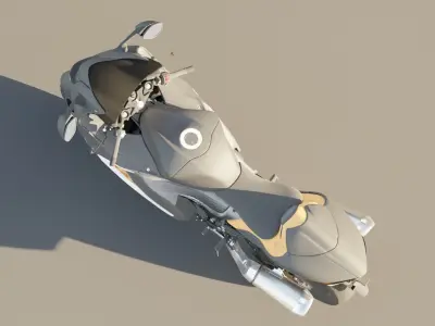 Suzuki Hayabusa 3D model